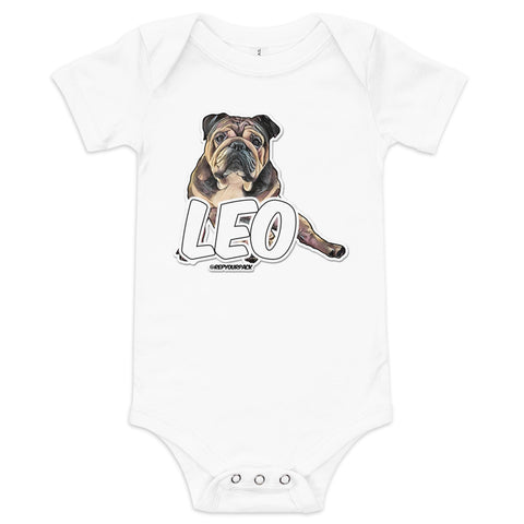 Leo Baby short sleeve one piece