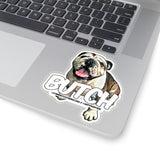Butch the Bulldog Kiss-Cut Stickers