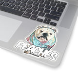 Peaches Tie Dye Kiss-Cut Stickers