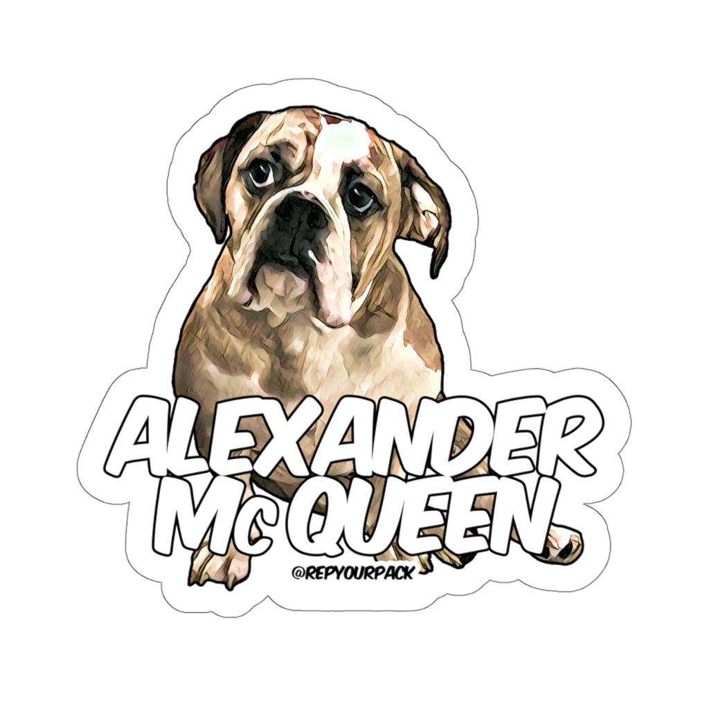 Alexander Mcqueen Logo Decal Sticker