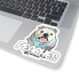 Peaches Tie Dye Kiss-Cut Stickers