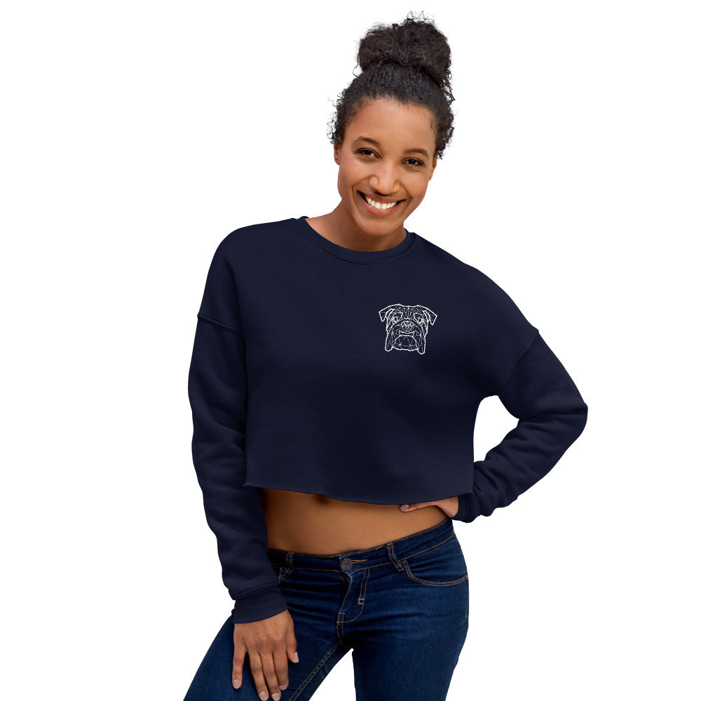 chicago bears cropped hoodie