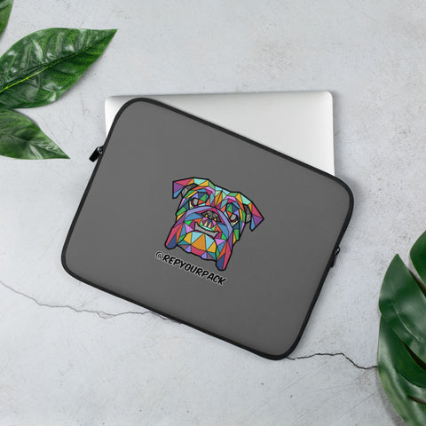 Bulldog Polygon Laptop Sleeve