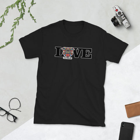 New Love Staffy Short-Sleeve Unisex T-Shirt
