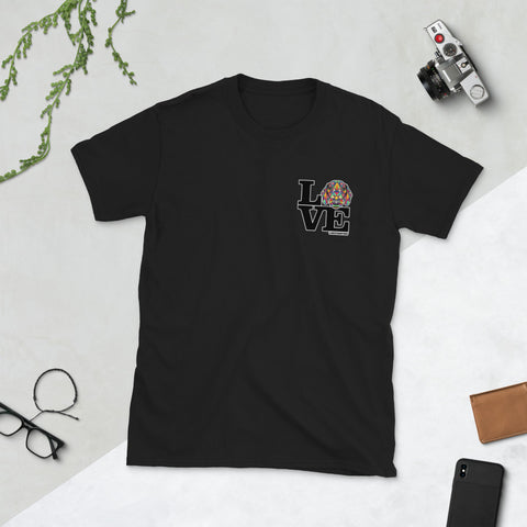 Love Dachshund Short-Sleeve Unisex T-Shirt
