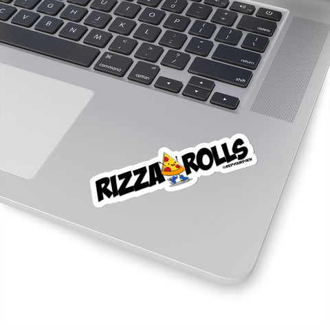 Rizza Rolls (Black Text) Stickers