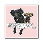 @floridogs_ Magnets (pink BG)