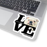 Peaches Love Kiss-Cut Stickers