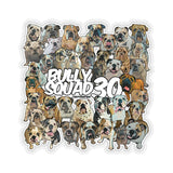 Bully Squad 30 White Sticker