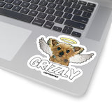 Grizzly Angel Wings Stickers