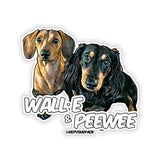 Wall-E & Peewee Stickers