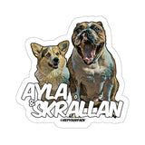Ayla & Skrallan Stickers