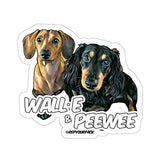Wall-E & Peewee Stickers