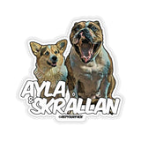 Ayla & Skrallan Stickers