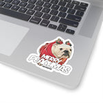 Merry Peachmas Love Kiss-Cut Stickers
