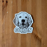 Golden Retriever Sticker