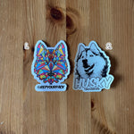 Husky Stickers