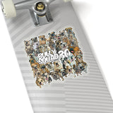 Bully Squad 30 White Sticker