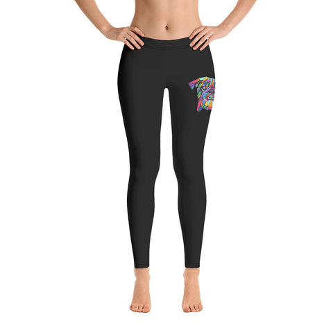 Bulldog Polygon Leggings