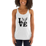 Bull Terrier Love Women's Racerback Tank