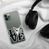 Bull Terrier Love iPhone Case