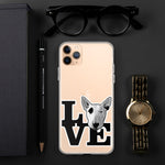 Bull Terrier Love iPhone Case