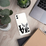 Bull Terrier Love iPhone Case