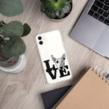 Bull Terrier Love iPhone Case