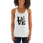 Frenchie Love Women's Racerback Tank