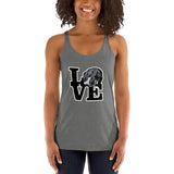 Dachshund Love Women's Racerback Tank