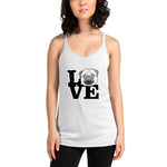 Pug Love Women's Racerback Tank