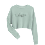 Be the Person Crop Sweatshirt