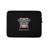 Bulldog Polygon Laptop Sleeve Black