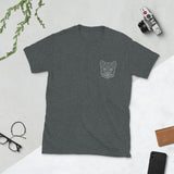 Shiba Inu Polygon Whiteline Unisex Tee