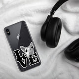 Bull Terrier Love iPhone Case