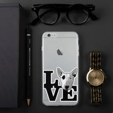 Bull Terrier Love iPhone Case