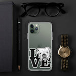 English Bulldog Love iPhone Case