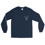 Bull Terrier White Unisex Long Sleeve Shirt