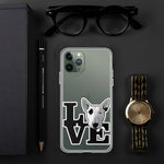 Bull Terrier Love iPhone Case