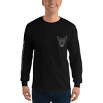 Bull Terrier White Unisex Long Sleeve Shirt