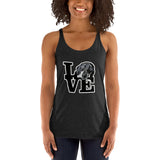 Dachshund Love Women's Racerback Tank