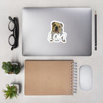 Loki the Bulldog Bubble-free stickers