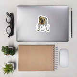 Loki the Bulldog Bubble-free stickers