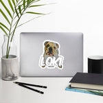 Loki the Bulldog Bubble-free stickers