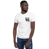 Love Bull Terrier Short-Sleeve Unisex T-Shirt