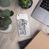 Bulldog Polygon iPhone Case