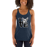 Bull Terrier Love Women's Racerback Tank