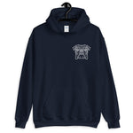 Bulldog Polygon Unisex Hoodie