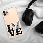 Bull Terrier Love iPhone Case