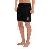 Bulldog Black Men's Athletic Long Shorts